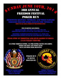 3rd Annual Freedom Festival Poker Run