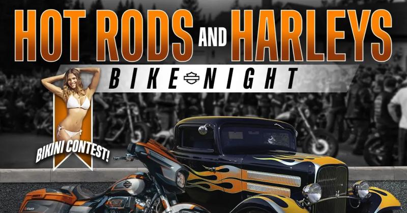 Hot Rods & Harleys Bike Night