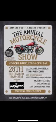 2nd Annual AMVETS Motorcycle Show