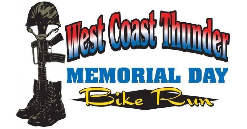 West Coast Thunder 2026 Memorial Day Motorcycle Ride