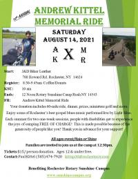 10th Annual Andrew Kittel Memorial Ride