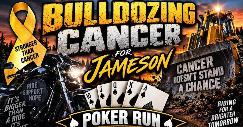 Bulldozing Cancer Poker Run