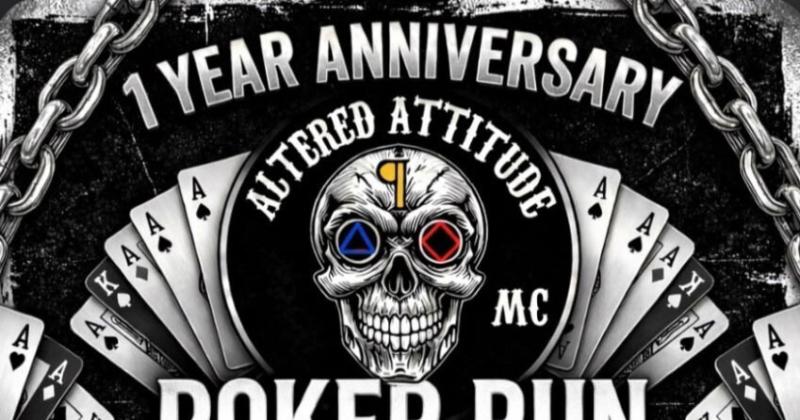 1 Year Anniversary Altered Attitude Poker Run
