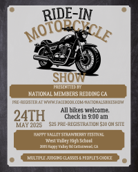 National Members Ride In Bike Show 2025