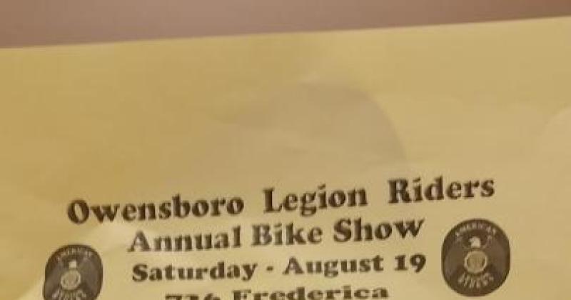 Owensboro, KY Legion Riders Annual Bike Show