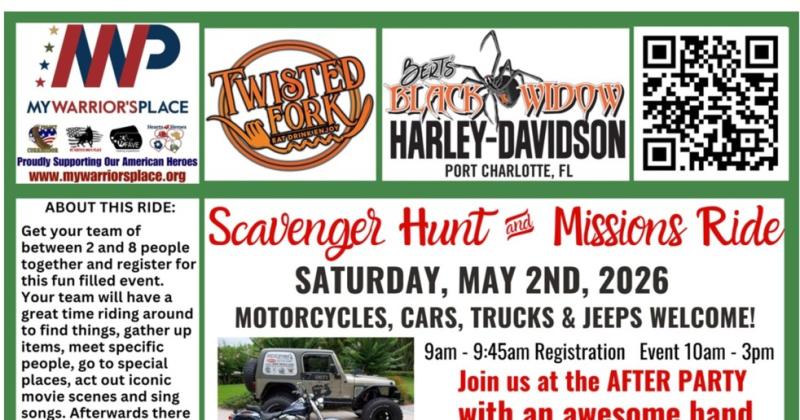 Scavenger Hunt and Mission Ride
