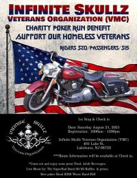 Charity Poker run to support our Homeless Vets 