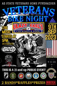 Veterans Bike Night @Crazy Earls