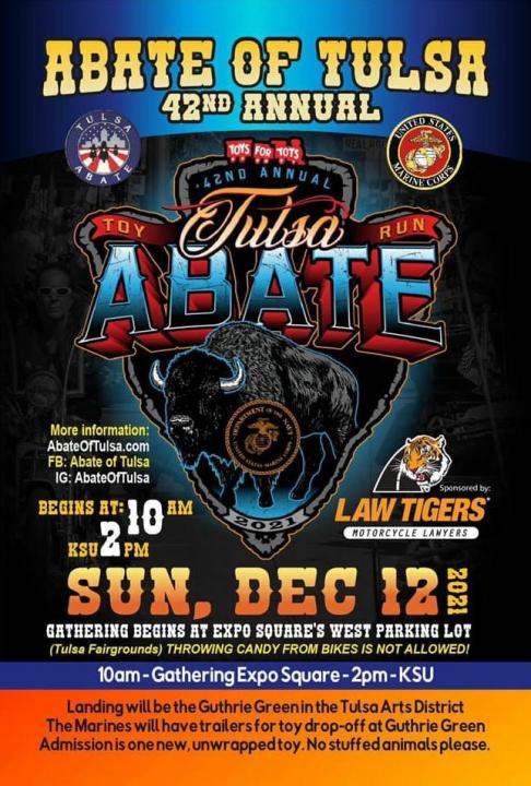 Abate Of Tulsa 42nd Annual Toy Run