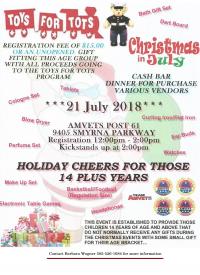 "Toys for Tots" Christmas In July