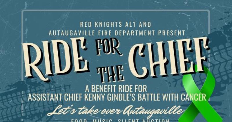 Ride for the Chief: A Benefit Ride for Chief Kenny Gindle
