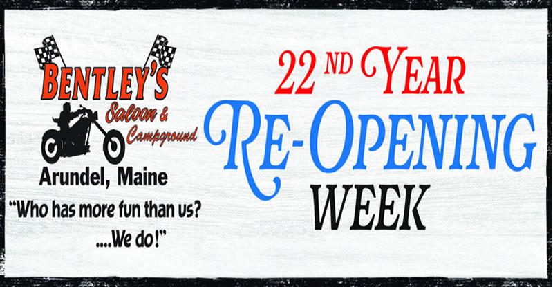 Bentley's Saloon Re-Opening Week