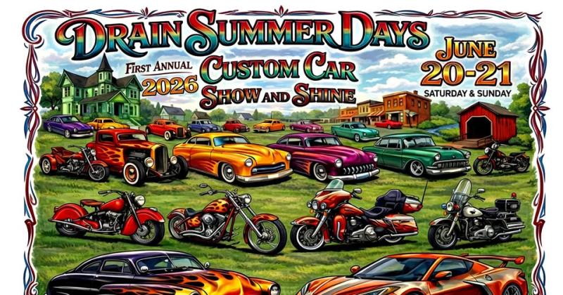 Drain Summer Days Custom Car & Motorcycle Show