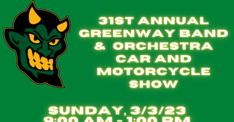 The 31st Annual Greenway Band & Orchestra Car Show Fundraiser