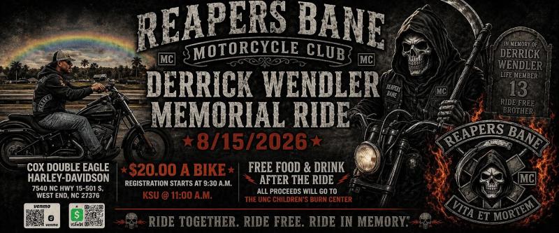 Derrick Wendler Annual Memorial Ride