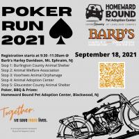 Homeward Bound Pet Adoption Center Poker Run 2021 for Homeless Pets
