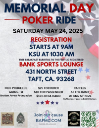 BAMC Memorial Weekend Poker Ride