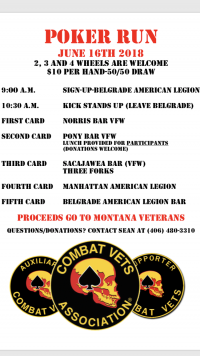 Southwest Montana CVMA Poker Run 