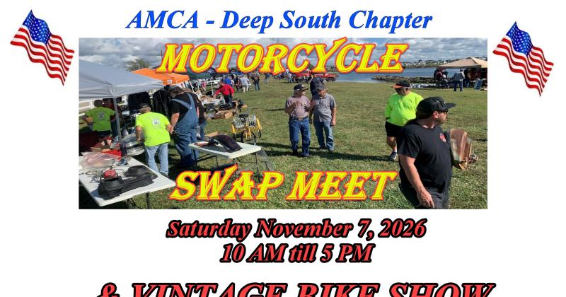 AMCA Deep South Chapter 76 Swap Meet & Vintage Bike Show