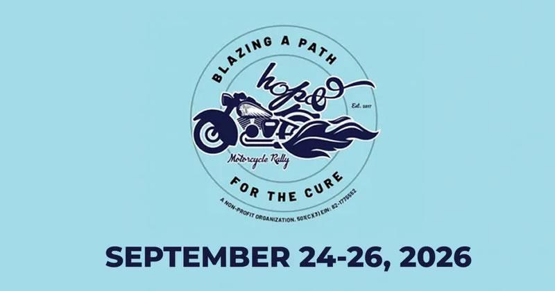 The HOPE Motorcycle Rally 2026