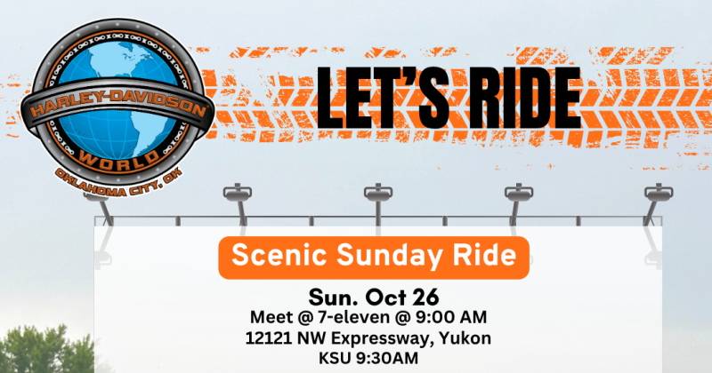 Sunday Scenic Ride to Roman Nose State Park