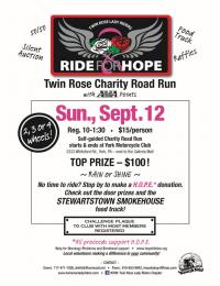 Twin Rose Lady Riders Ride For HOPE