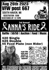 3rd Annual Anna's Ride