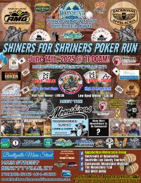 AMG "Shiners for Shriners Poker Run"  in Red River Gorge!