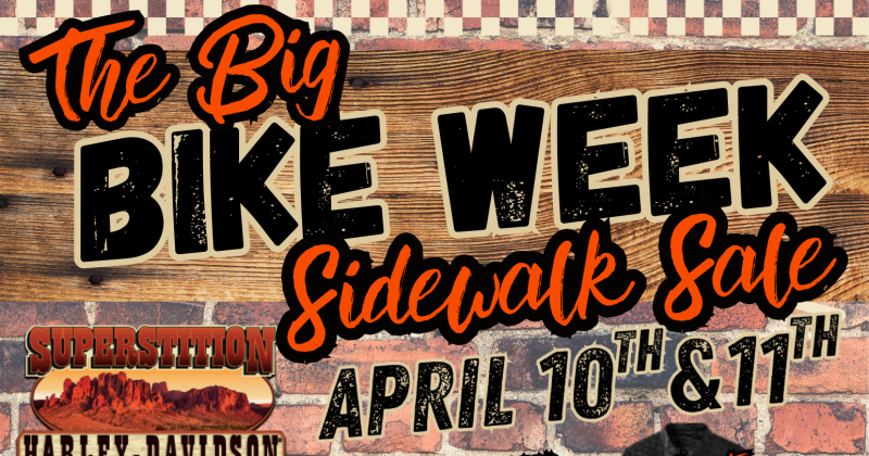  The BIG Bike Week Sidewalk Sale is BACK