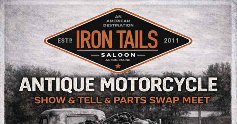 Antique Motorcycle Show & Tell and Parts Swap Meet