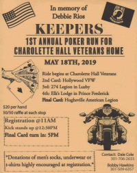 Charlotte Hall Veterans Home Poker Run