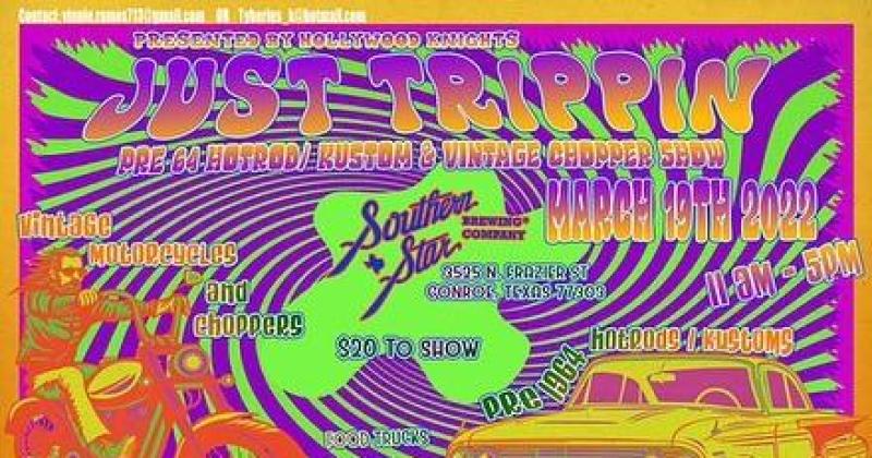 Just Trippin Vintage bike and car show