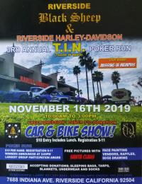 3rd Annual T.I.N Poker Run Car & Bike Show
