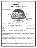 9th annual Andrew Kittel Memorial Ride