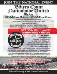Bikers Count Nationwide United ~ "Bloody Hell" Ride