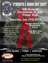 4th Annual Christmas in July Poker Run