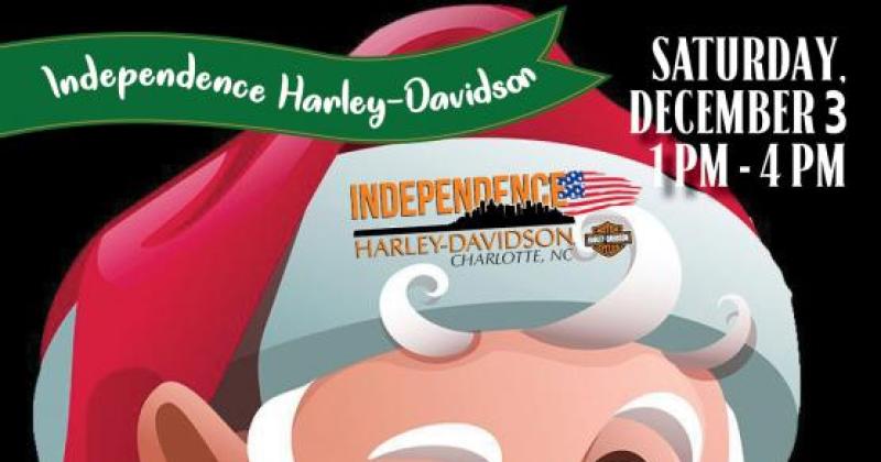 Photos with Santa at Independence Harley-Davidson