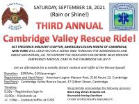 3rd Annual Cambridge Valley Rescue Ride