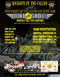 Knights of the Fallen 2nd Annual Operation Red Line Poker Run and Ride In Bike Show