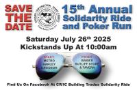 15th Annual Solidarity Ride & Poker Run