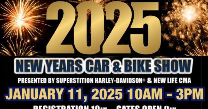New Year's Car & Bike Show Presented by SHD & New Life CMA