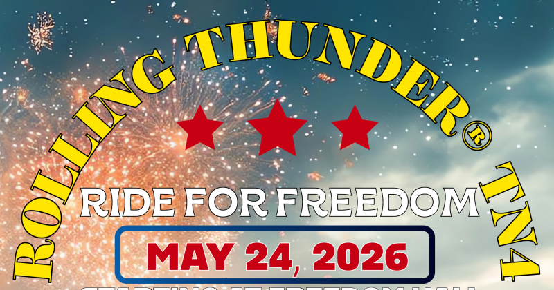 Rolling Thunder TN 4 Ride for Freedom