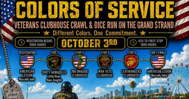 Colors of Service: Crawl & Dice Run On the Grand Strand