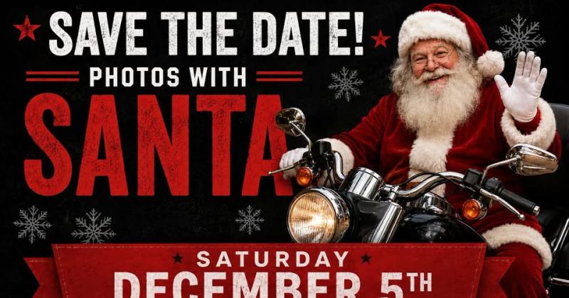 Photos with Santa at Boston Harley-Davidson