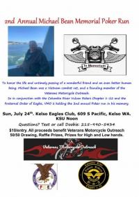 2nd Annual Michael Bean Memorial Poker Run