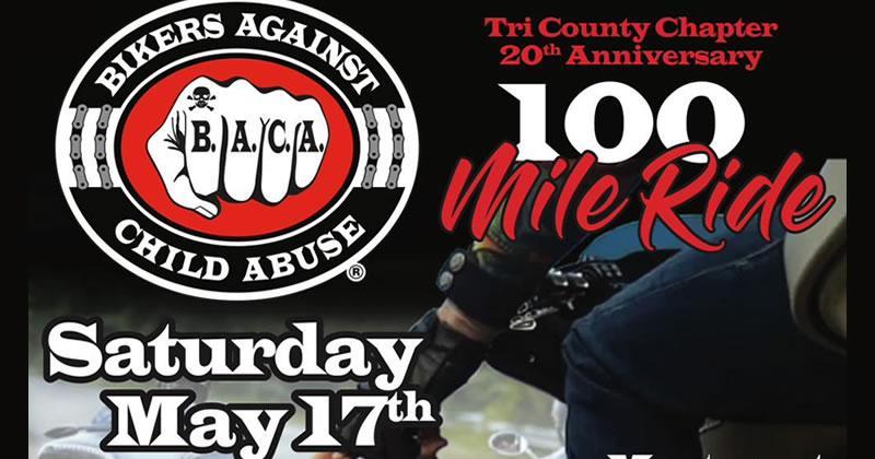 BACA Tri-County 100 Mile Ride - CycleFish