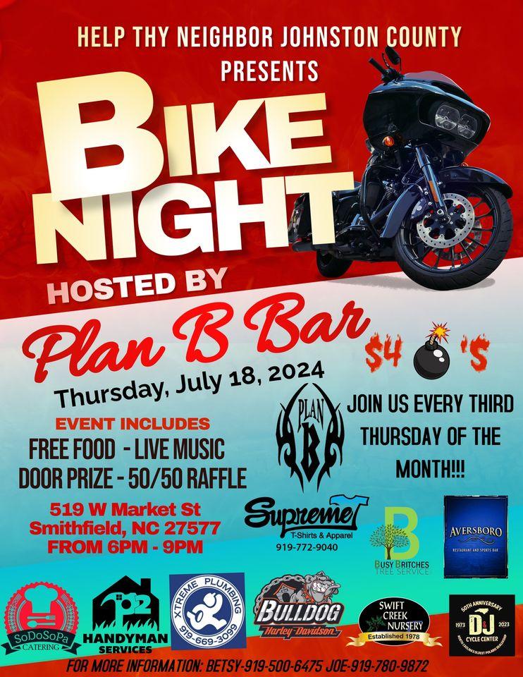 July Bike Night at Plan B CycleFish