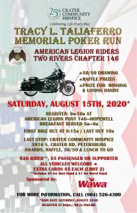 Tracy L Taliaferro Memorial Poker Run