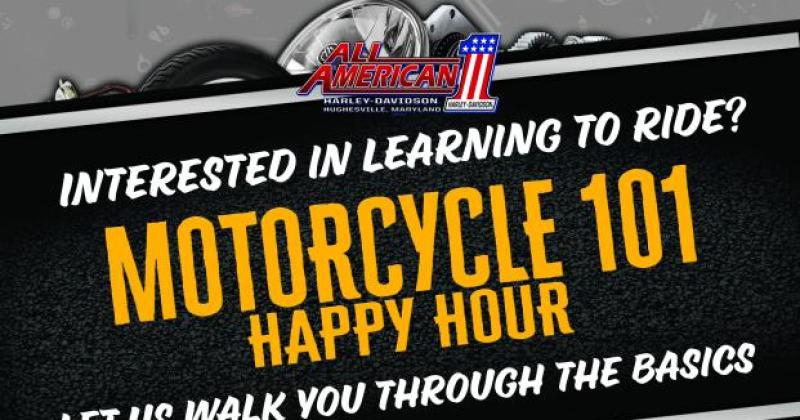 Motorcycle 101 Happy Hour