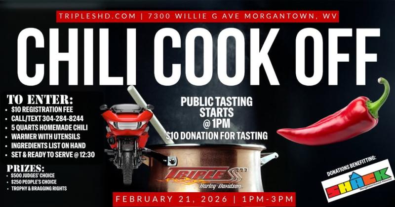 Chili cook off at Triple S Harley-Davidson 